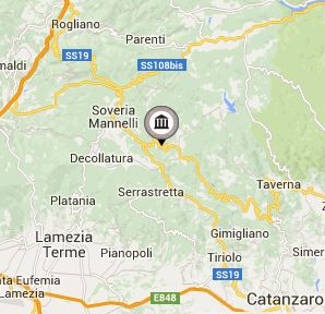 Cartina Abbazia di Corazzo