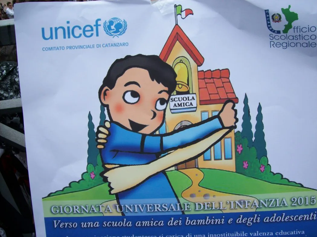 “Giornata Universale dell’Infanzia” a Catanzaro presenti gli studenti di Soveria Mannelli