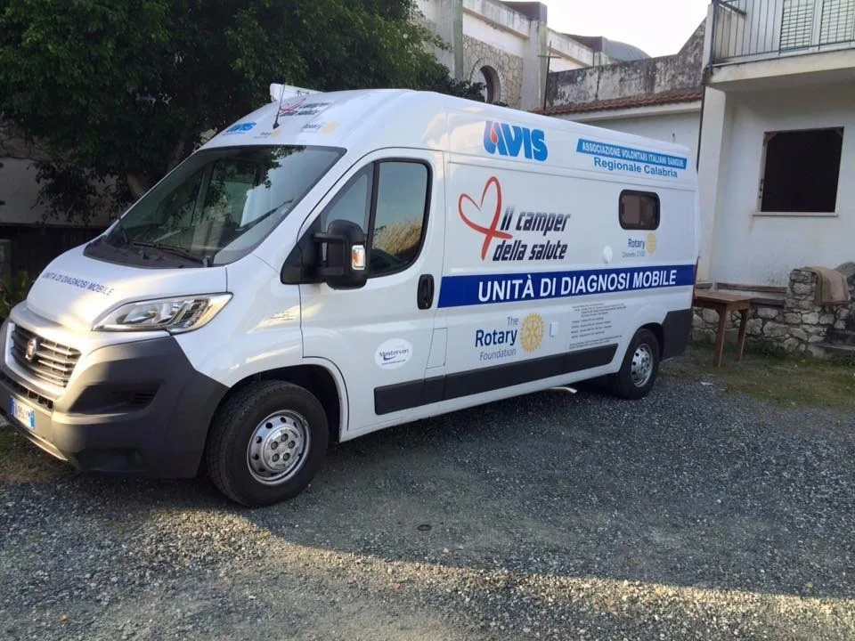 Campagna di screening nei comuni con il “Camper della Salute” del Rotary Club Reventino