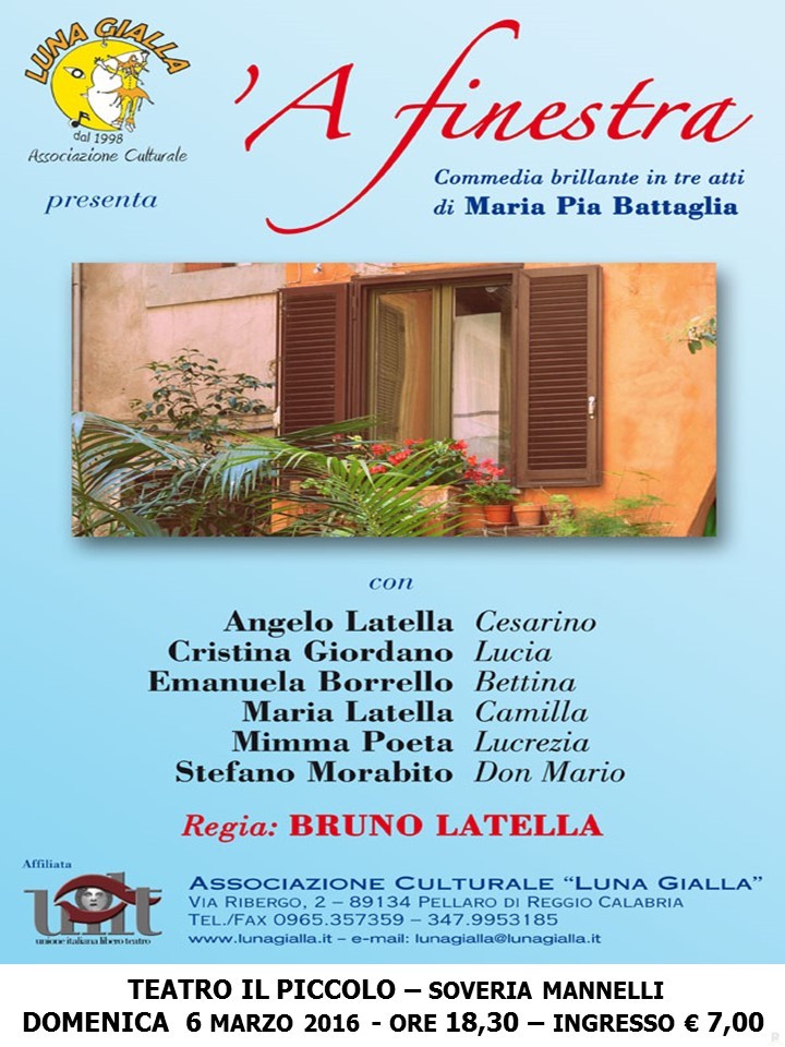 Da una finestra all’altra: la Luna Gialla si può vedere al teatro Il Piccolo