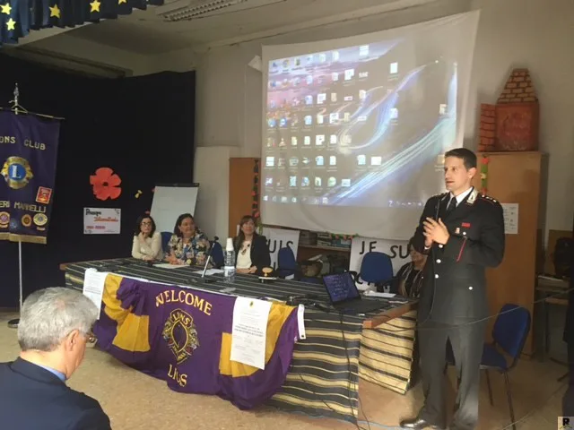 Attività del Lions Club, svolto l’incontro: “Istruzione alla legalità per prevenire il bullismo”