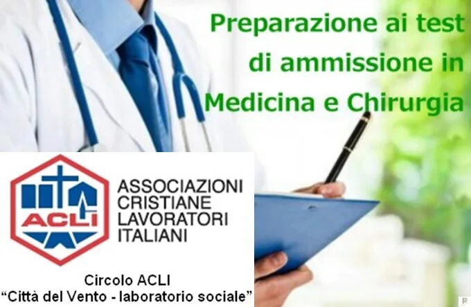 Anche per gli studenti del Reventino, le ACLI mettono a disposizione un supporto per la preparazione ai test di Medicina e Professioni Sanitarie