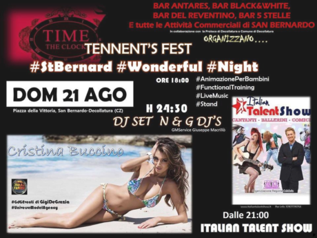 A Decollatura “San Bernardo in Festa” ospite Cristina Buccino