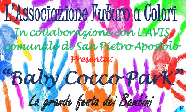San Pietro Apostolo, riservata a tutti i bambini la festa “Baby Cocco Park”