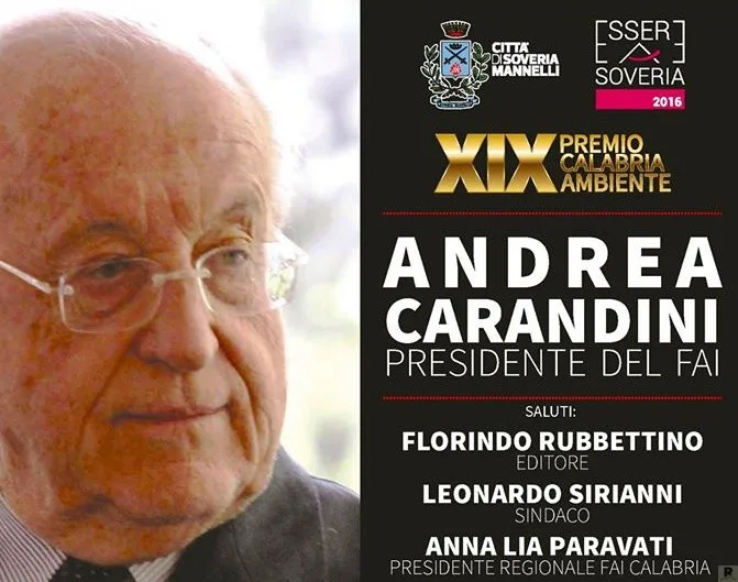 Soveria Mannelli: “Premio Calabriambiente” ad Andrea Carandini