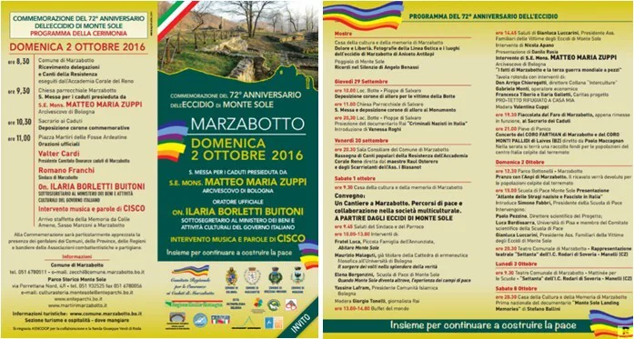 Marzabotto e Stazzema accolgono i ragazzi dell’IC Rodari e l’opera teatrale “Settanta” sulla liberazione