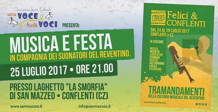 “Felici & Conflenti”, incontro con la tradizione per la serata programmata a San Mazzeo