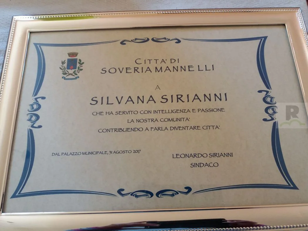 Comune di Soveria Mannelli, salutata la dirigente Silvana Sirianni che raggiunge la pensione