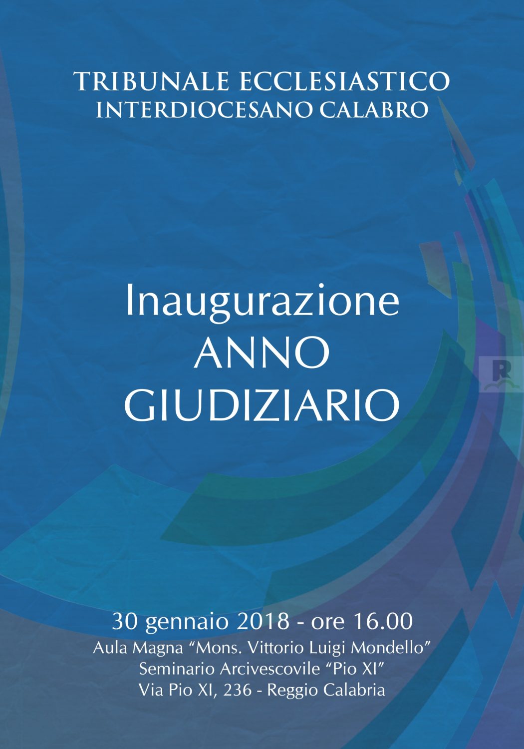Inaugurazione Anno Giudiziario 2018 Tribunale Ecclesiastico Interdiocesano Calabro