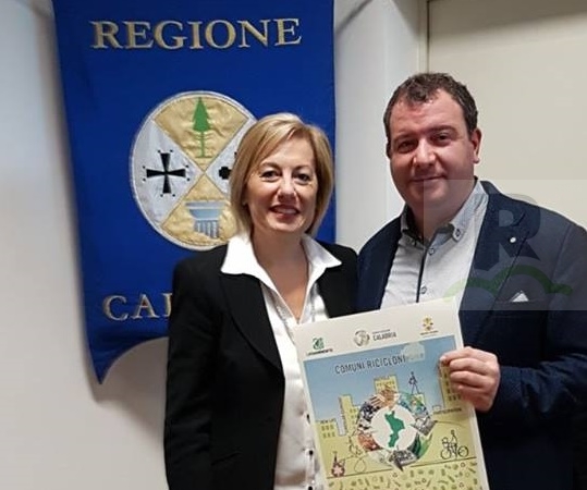 Scigliano premiato come “Comune Riciclone” e svetta in Calabria tra i “Comuni rifiuti free”