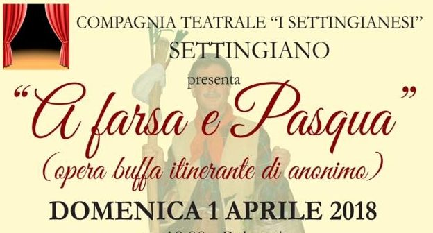 Compagnia Teatrale “ I Settingianesi” presentano “ A Farsa e Pasqua”