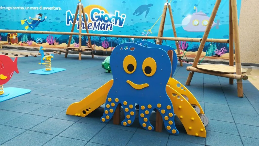 Al Centro Commerciale Due Mari apre “L’Area Giochi Due Mari” dedicata ai bambini