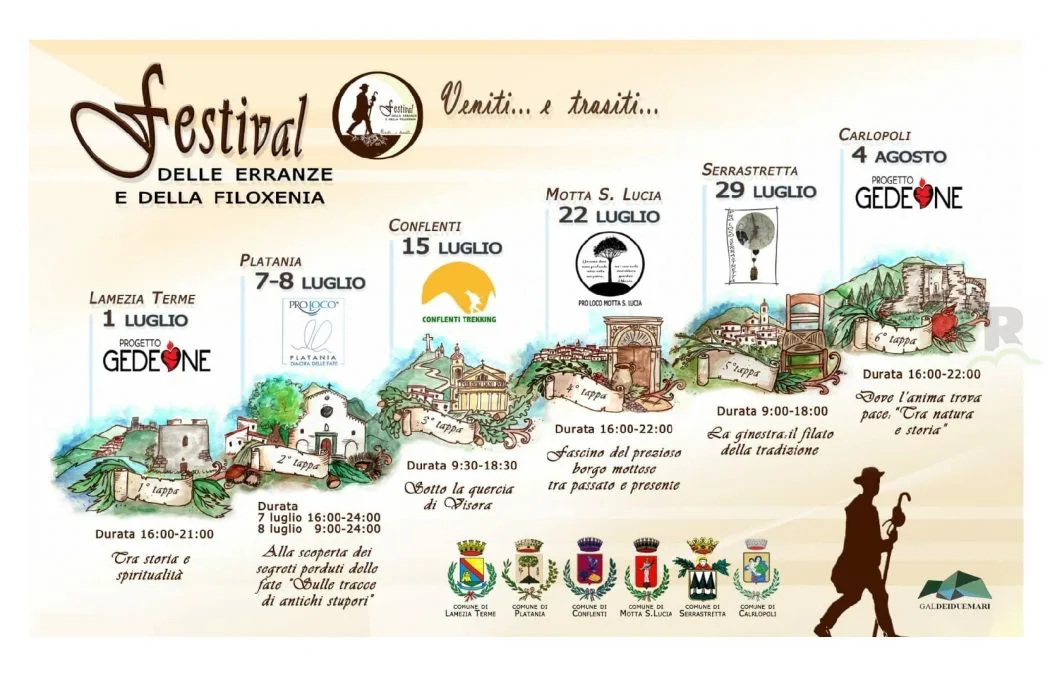 Serrastretta si presenta il “Festival delle Erranze e della Filoxenia”, le tappe toccano sei comuni