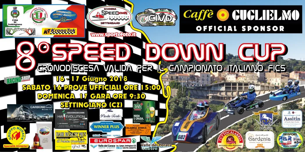 Settingiano, torna lo Speed Down gara sportiva di velocità che ha riscosso notevole successo