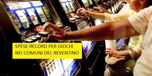 Un milione e mezzo di euro speso in sei mesi in giochi d’azzardo a Soveria Mannelli e Decollatura