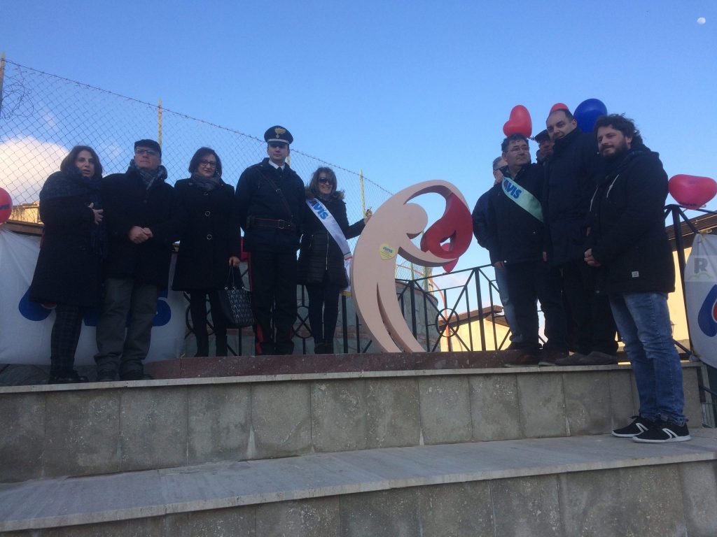 Petronà, monumento Avis per i donatori defunti