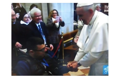 Incontro con Papa Francesco, una giornata speciale per Domenico e Francesca dell’Unitalsi