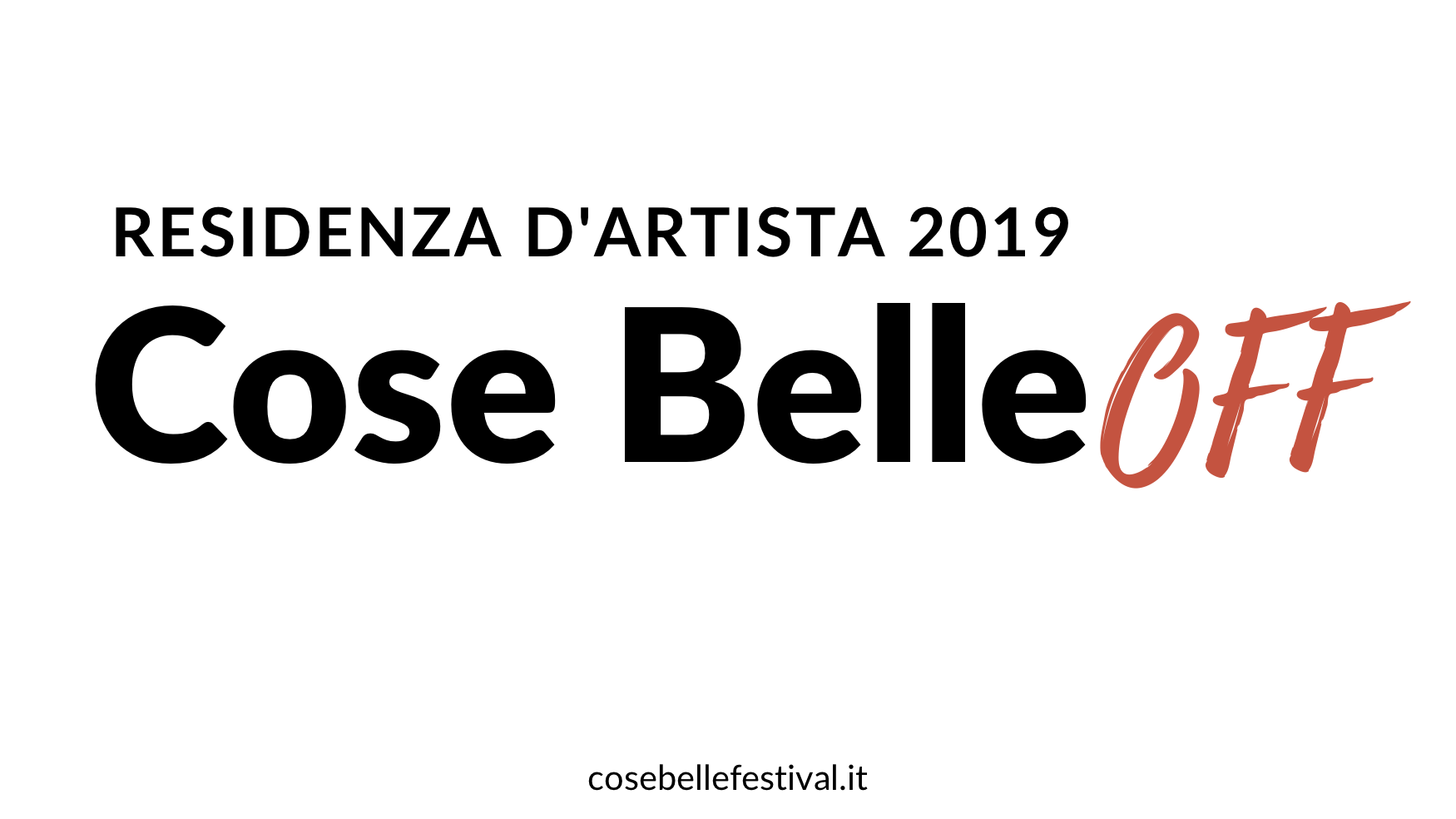 Anche a Soveria Mannelli la Residenza d’Artista Cose Belle OFF19