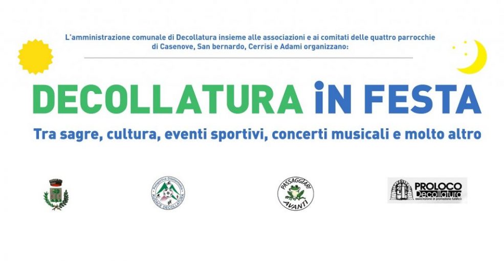 “Decollatura in Festa” definito il cartellone delle manifestazioni estive