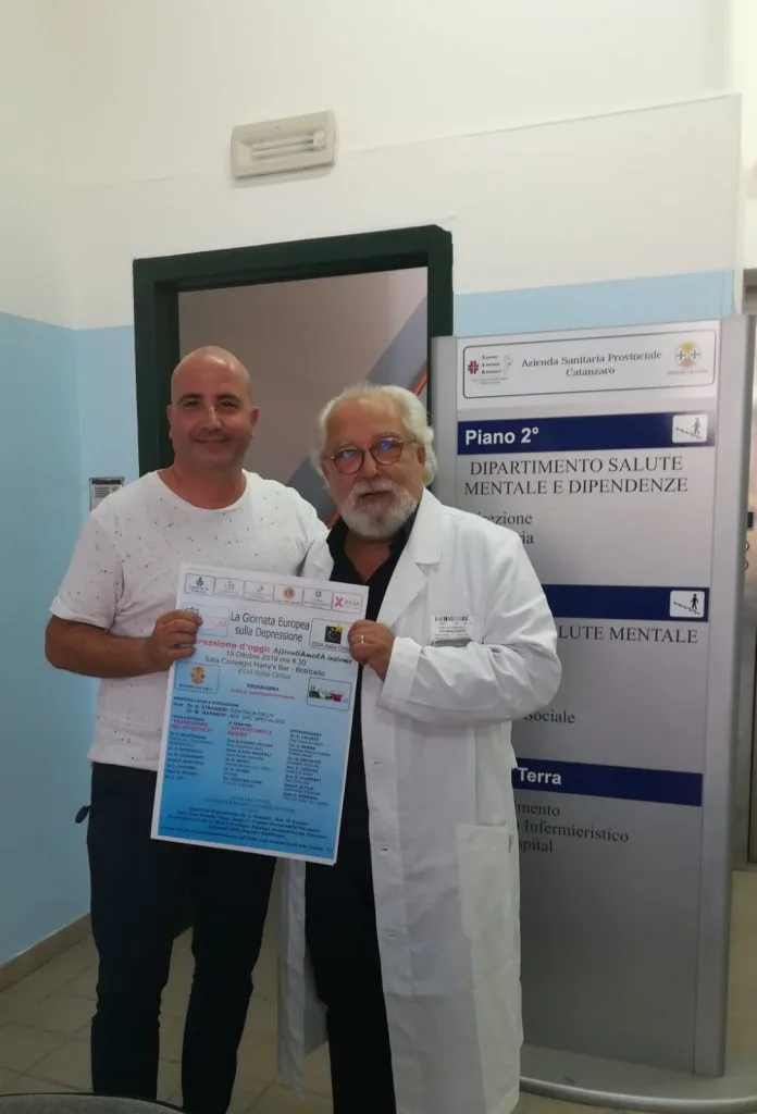 I promotori dell'evento con la locandina