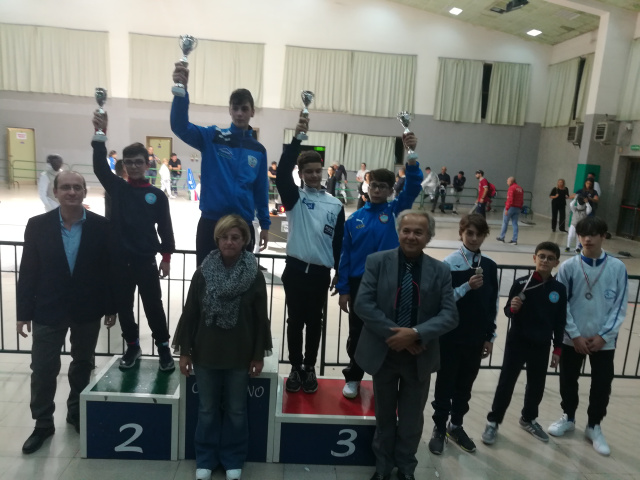 Giuseppe Bruno vince a Foggia la prima Prova Interregionale di scherma, buon piazzamento di Marco Bonacci