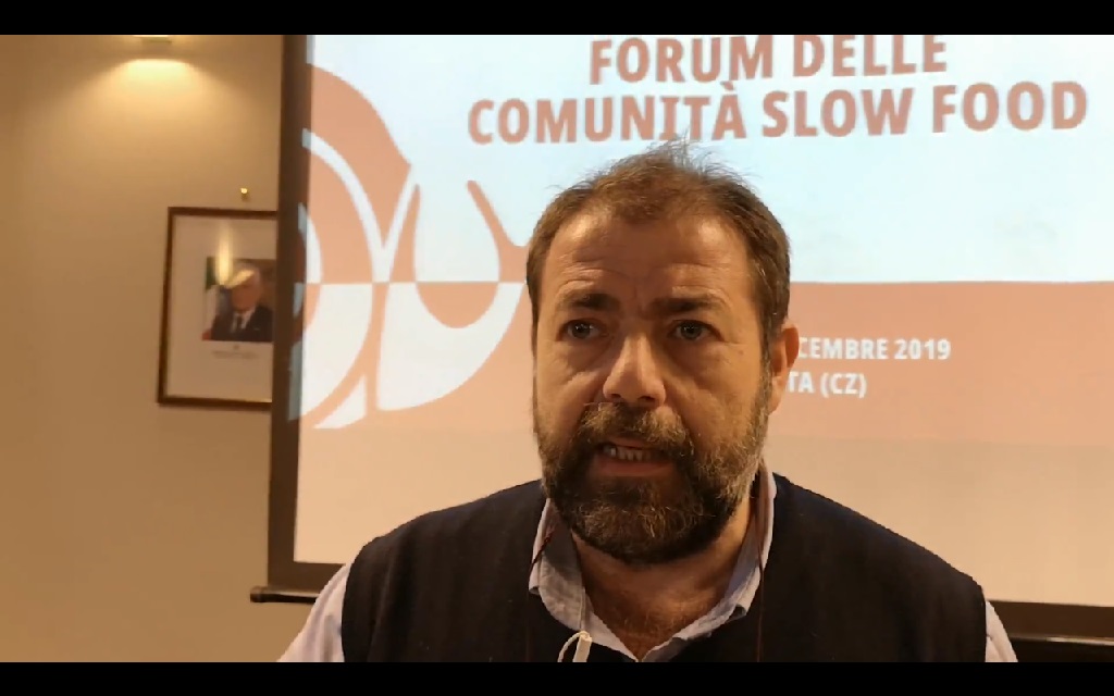 Serrastretta, “Forum delle Comunità Slow Food” un minuto (video) con Maurizio Rodighiero