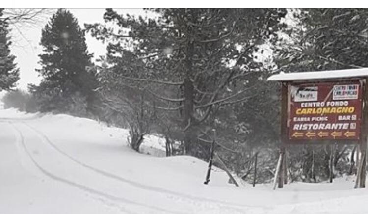 Centro Fondo Carlomagno, un controsenso le piste inaccessibili causa neve