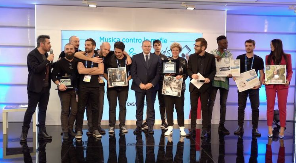 A Casa Sanremo assegnati i premi della decima edizione “Musica contro le mafie”
