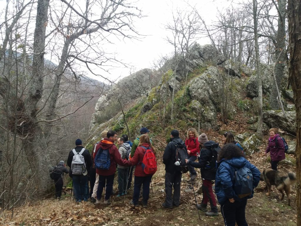 Magnifico percorso per l’escursione organizzata da Conflenti Trekking con Francesco Bevilacqua