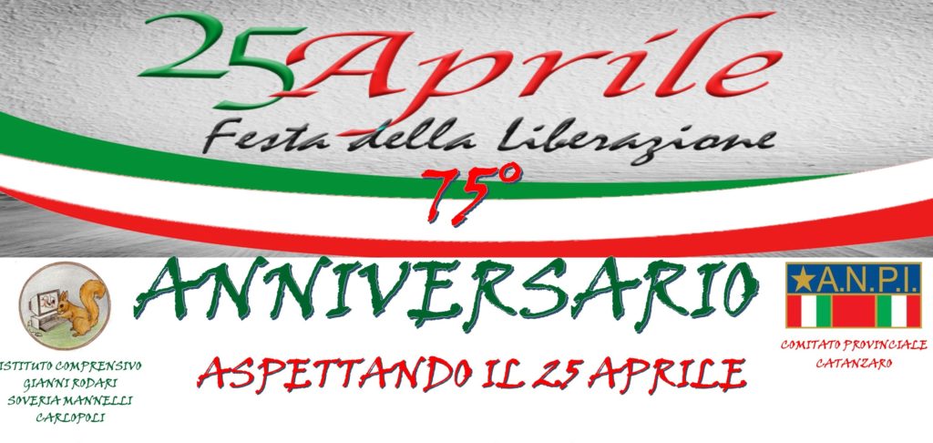 Il 24 aprile una videoconferenza sul giorno della Liberazione: l’I.C. “Gianni Rodari” non vuole dimenticare