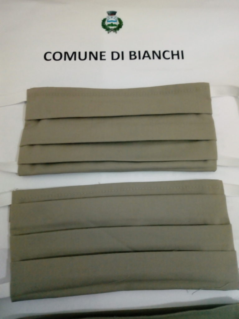 Bianchi, distribuite 1000 mascherine in tessuto alle famiglie