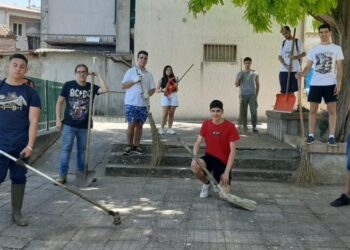 Accaria di Serrastretta ripuliti diversi spazi pubblici da un gruppo di cittadini