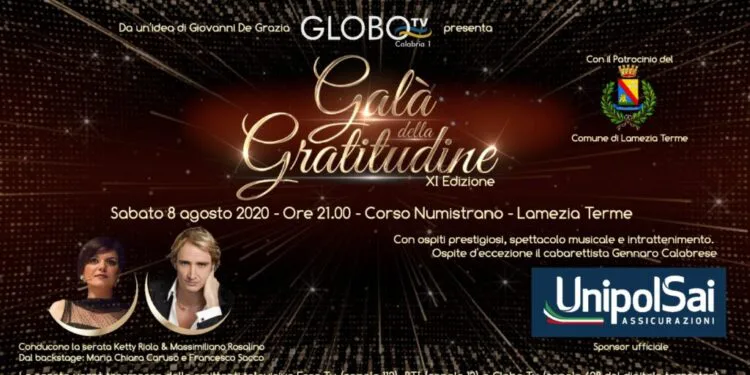 Lamezia, il “Galà della Gratitudine” condotto da Ketty Riolo e Massimiliano Rosolino