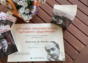 Luigi Ponterio incassa la “Menzione di merito” del quinto premio internazionale “Salvatore Quasimodo” / Un successo con bandiera carpanzanese