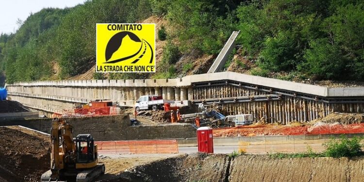 Il Comitato “La strada che non c’è” visita il cantiere: svincolo Coraci finito inizio 2021