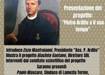 Lamezia Terme, Il progetto “Pietro Ardito e il suo tempo” al Chiostro Caffè Letterario