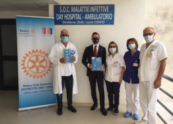 Il Rotary Club Catanzaro sempre in prima linea nella lotta al covid 19