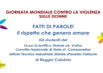 “FATTI DI PAROLE! Il rispetto che genera amore” èl’iniziativa della commissione Pari Opportunità in occasione della Giornata internazionale per l’eliminazione della violenza contro le donne