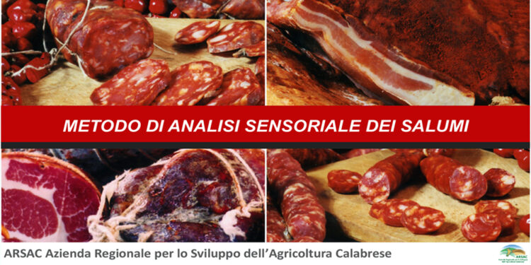ARSAC: predisposto il “Metodo di analisi sensoriale dei salumi”