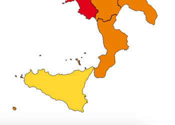 Corsa alla zona gialla in Italia, ma almeno per la prossima settimana la Calabria dovrebbe essere tagliata fuori dalla fascia più ambita.