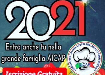 Tessera 2021 gratuita per chi voglia far parte dell’AICAP – Associazione Italiana Cuochi Amatoriali e Professionisti 