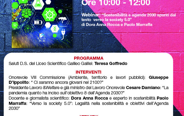 Webinar Sostenibilità ed Agenda 2030 dell’Onu per le scuole superiori