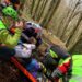 Soccorso alpino speleologico Calabria salva un motociclista di San Vincenzo La Costa (CS)