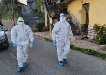 Intervento intercomunale su famiglia positiva, da parte della Protezione Civile di Martirano Lombardo e San Mango d’Aquino