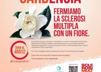 Bentornata GARDENSIA. Fermiamo la sclerosi multipla con un fiore