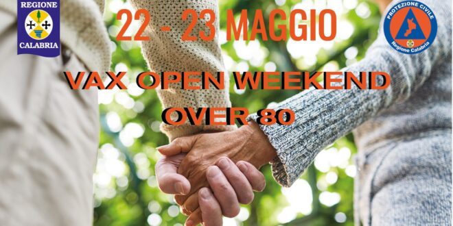 “Open Vax Weekend”, oggi e domani vaccinazioni per over 80 senza prenotazioni