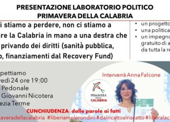 Primavera della Calabria, domani la presentazione a Lamezia Terme