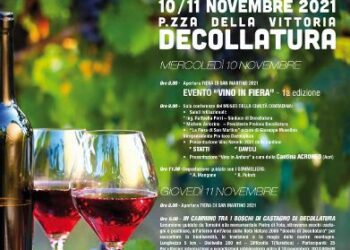 Decollatura, I edizione della Festa del Vino alla Fiera di S. Martino