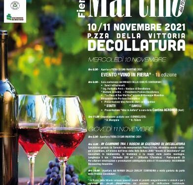 Decollatura, I edizione della Festa del Vino alla Fiera di S. Martino
