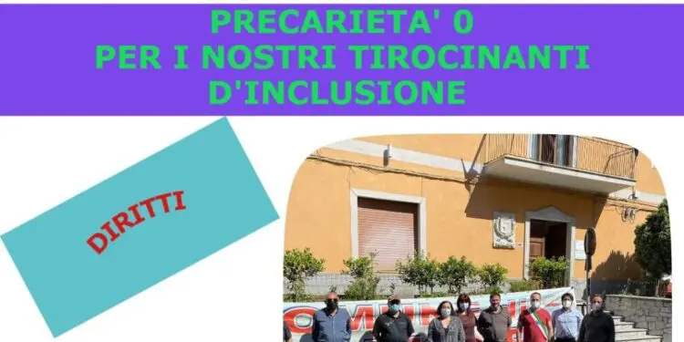 Pentone, solidarietà per tirocinanti di inclusione